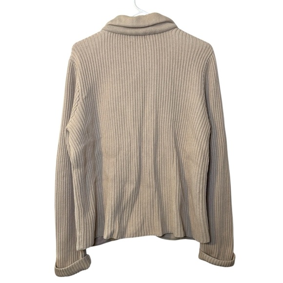 Sutton Studio Bloomingdale’s 100% cotton ribbed knit button down cardigan XL - Picture 2 of 10